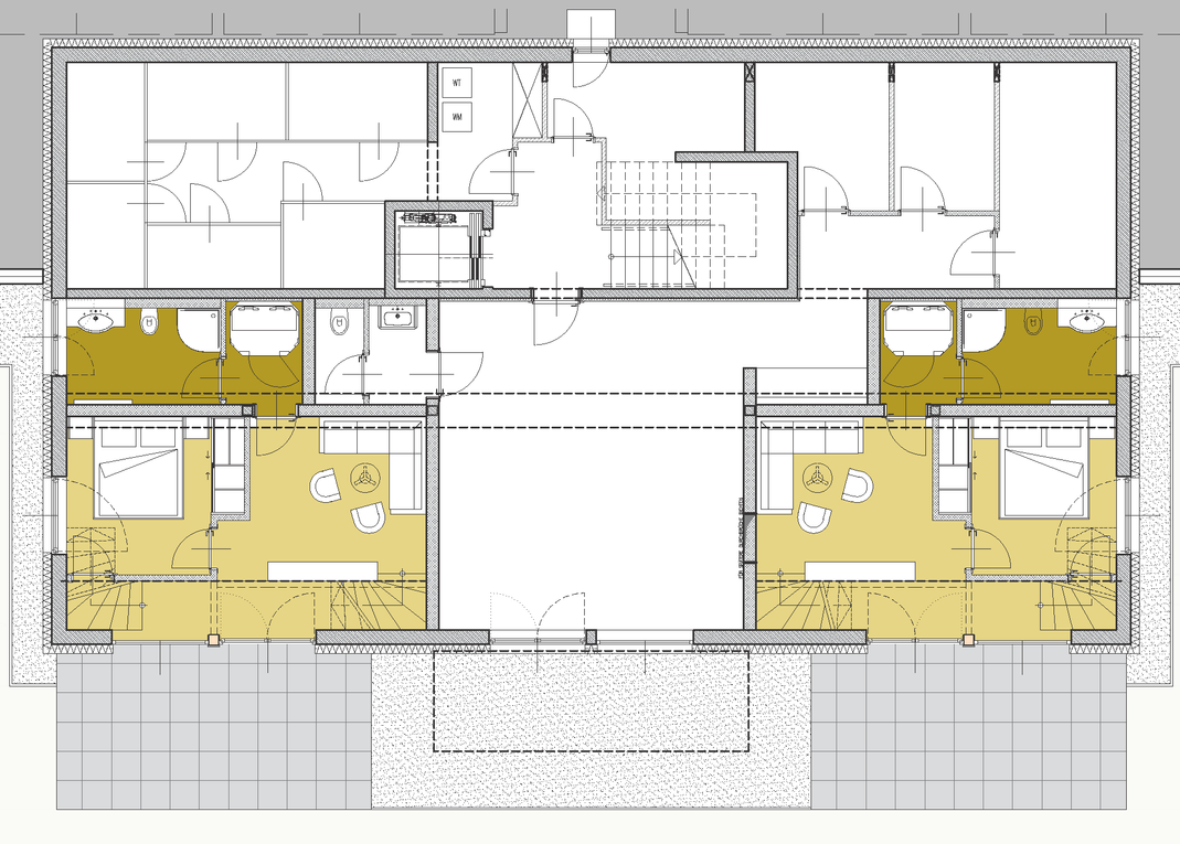 Design Gartenapartment am Faaker See Grundriss unten
